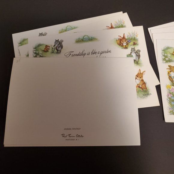 Greeting Cards 8 Red Farm Studio Animal Fantasy - Picture 5 of 6